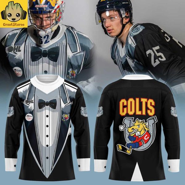 OHL Barrie Colts Celebrate New Years Eve 2026 Hockey Jersey