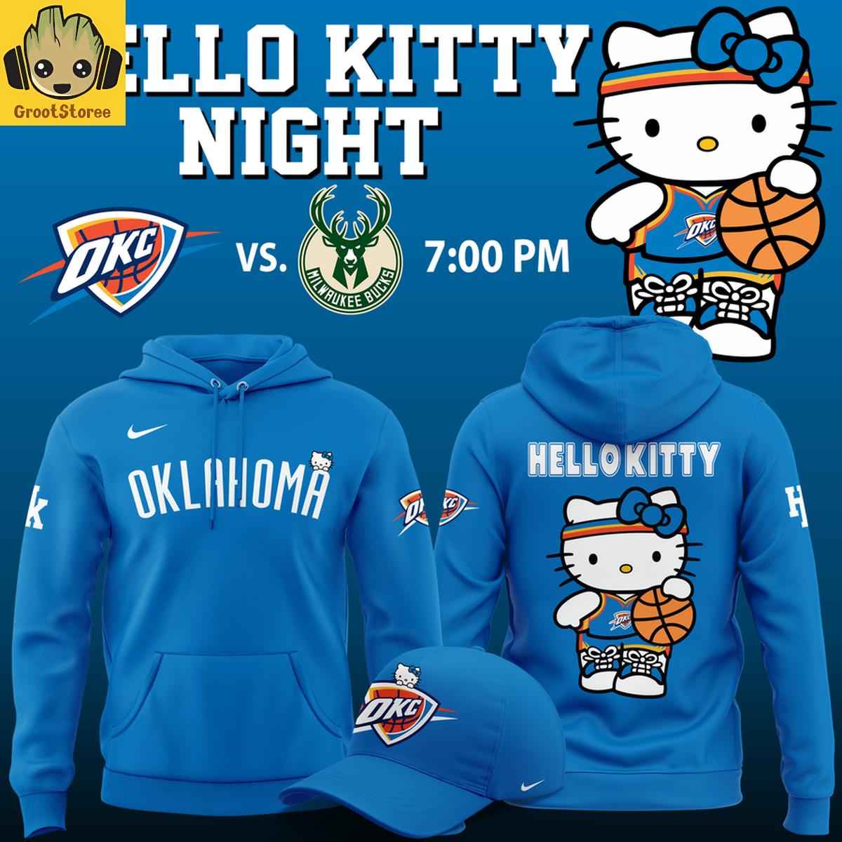 Oklahoma City Thunder x Hello Kitty 2026 Hoodie Shirt Oklahoma City Thunder x Hello Kitty 2026 Hoodie Shirt