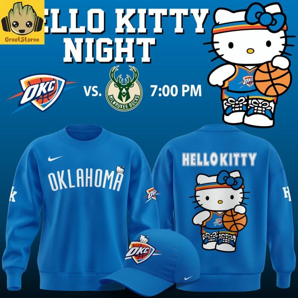 Oklahoma City Thunder x Hello Kitty 2026 Hoodie Shirt