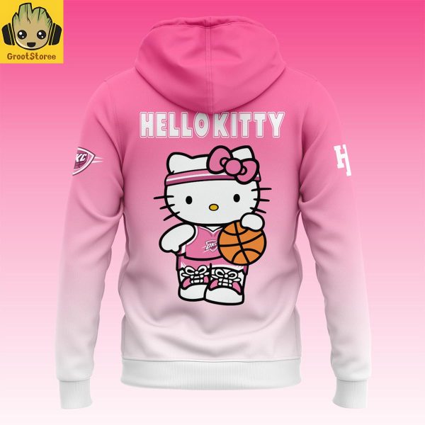 Oklahoma City Thunder x Hello Kitty Night Pink 2026 Hoodie Shirt