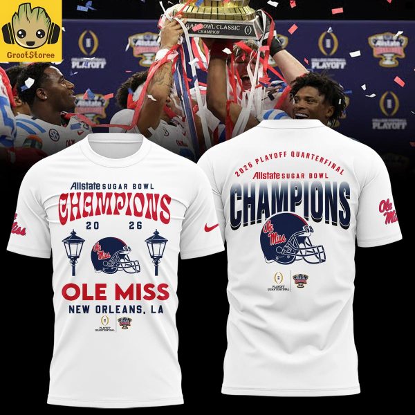 Ole Miss Rebels 2026 Allstate Sugar Bowl Champions Hoodie Shirt