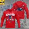 Ole Miss Rebels 2026 Sugar Bowl Champions Players Navy Hoodie T-Shirt