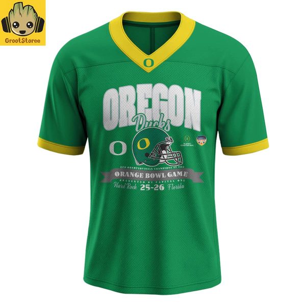 Oregon Ducks x Orange Bowl Champions 25 26 Football Jersey