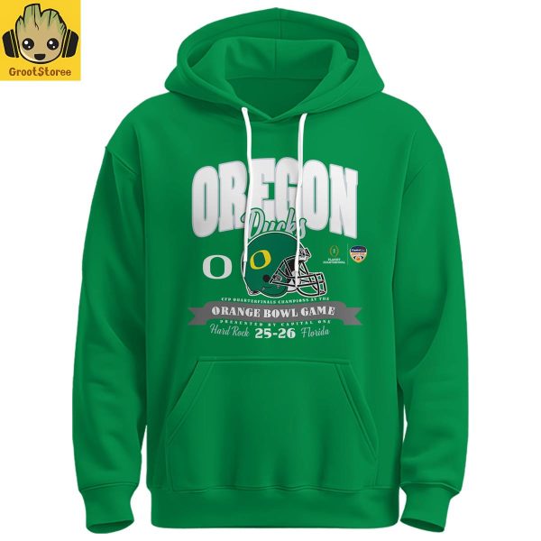 Oregon Ducks x Orange Bowl Champions 25 26 Hoodie Shirt