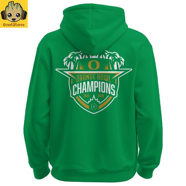 Oregon Ducks x Orange Bowl Champions 25 26 Hoodie Shirt