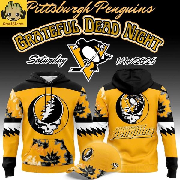 Pittsburgh Penguins x Grateful Dead Night 2026 Hoodie Shirt