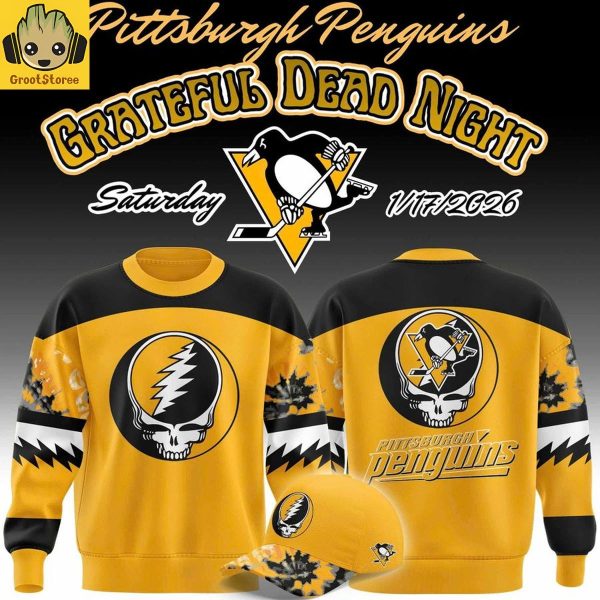 Pittsburgh Penguins x Grateful Dead Night 2026 Hoodie Shirt