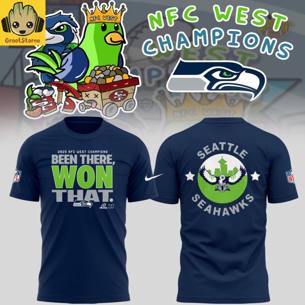 Seattle Seahawks Been There Won That NFC West Champions 2025 Hoodie T Shirt