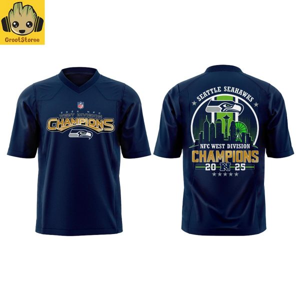 Seattle Seahawks NFC West Division Champions 2025 Football Jersey