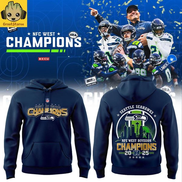 Seattle Seahawks NFC West Division Champions 2025 Hoodie T-Shirt