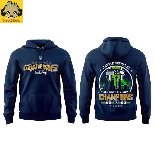 Seattle Seahawks NFC West Division Champions 2025 Hoodie T Shirt
