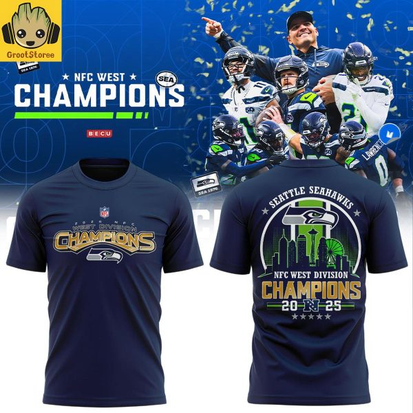 Seattle Seahawks NFC West Division Champions 2025 Hoodie T Shirt