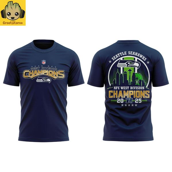 Seattle Seahawks NFC West Division Champions 2025 Hoodie T Shirt