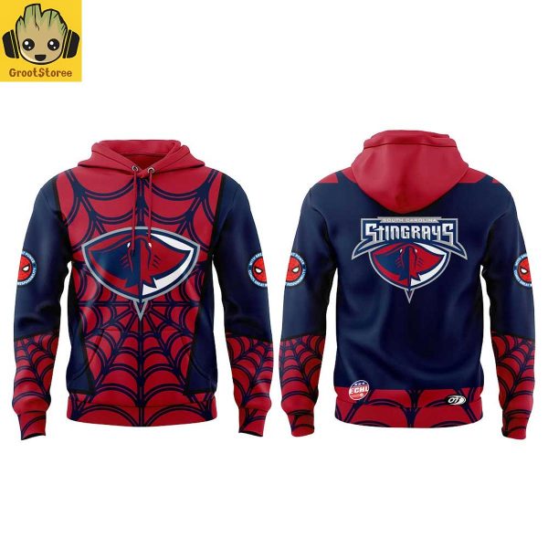 South Carolina Stingrays x Marvel Super Hero Day 2026 Spiderman Hoodie