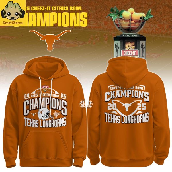 Texas Longhorns Cheez It Citrus Bowl Champions 2025 Hoodie Shirt