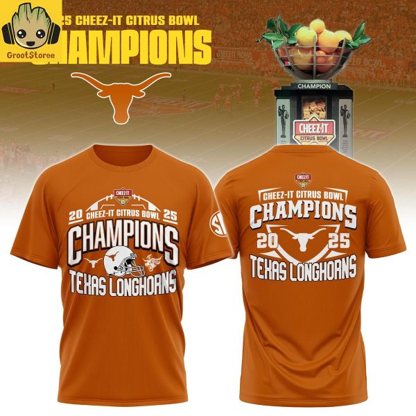 Texas Longhorns Cheez It Citrus Bowl Champions 2025 Hoodie Shirt