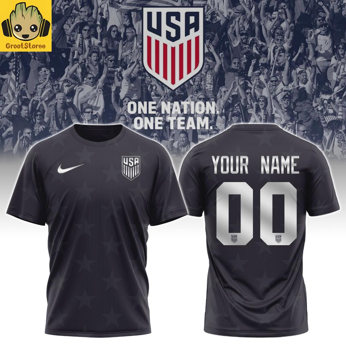 USA National Soccer Team 2026 Away Jersey Personalized T-Shirt USA National Soccer Team 2026 Away Jersey Personalized T-Shirt