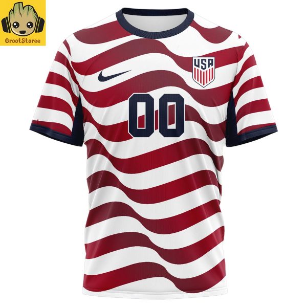USA National Soccer Team 2026 Home Jersey Personalized T Shirt
