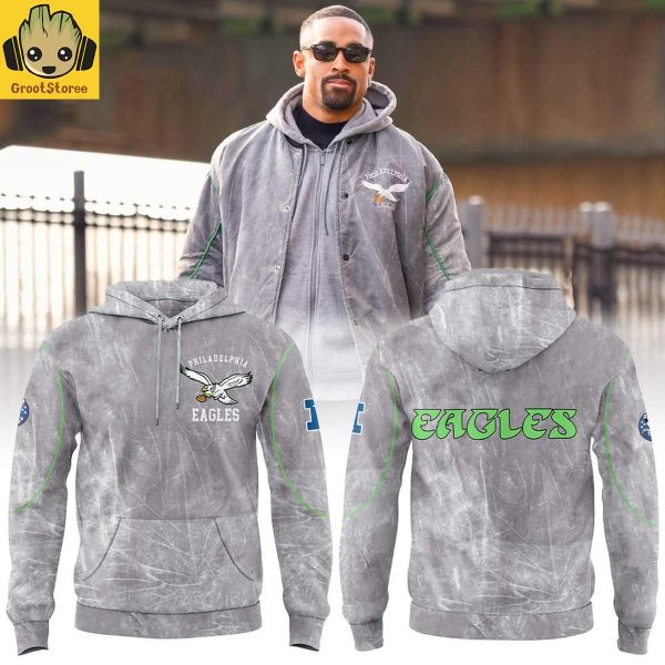 Vintage 90s Philadelphia Eagles Starter Acid Washed NFL Hoodie T-Shirt