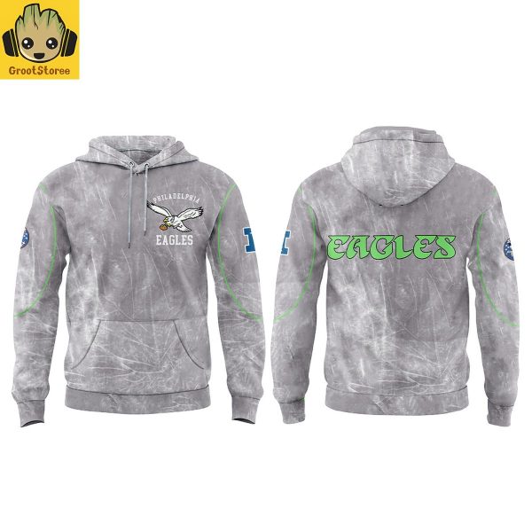 Vintage 90s Philadelphia Eagles Starter Acid Washed NFL Hoodie T=Shirt