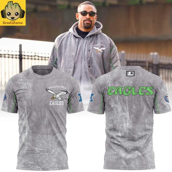 Vintage 90s Philadelphia Eagles Starter Acid Washed NFL Hoodie T=Shirt