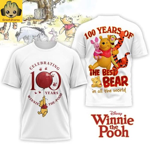Winnie the Pooh Celebrating 100 years The Best Bear In The World T-Shirt